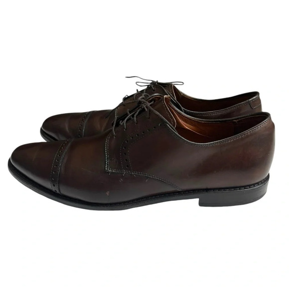 Allen Edmonds 13D Leather ‘Clifton’ 3348 Cap Toe Oxfords in Brown Leather Shoes‎ main image 5
